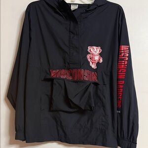 PINK Victoria's Secret Black Badger Pullover